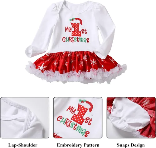 Miniatura 4 de Lausana - Ropa de bebé para niña, mameluco, tutú, calentadores, zapatos, diademas, trajes de vestir para niña (0-24 meses)