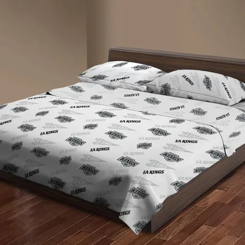 Miniatura 15 de Juego de sábanas tamaño Twin de Boston Bruins NHL con licencia oficial - Ropa de cama cómoda con logotipos del equipo repetidos para fanáticos