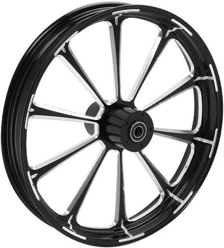 Miniatura 4 de TCMT Buje de llanta delantera de 21 x 3.5 pulgadas, doble disco para Harley Touring Road King Street Road Electra Glide Ultra Limited Tri Glide