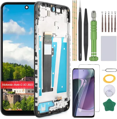 Reemplazo de pantalla para Motorola Moto G 5G 2023 Pantalla LCD Reemplazo para Moto G 5G 2023 XT2313 Asamblea digitalizador de pantalla táctil (con