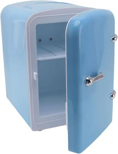Luqeeg Mini refrigerador de belleza, refrigerador portátil de 4 L, calentador de refrigerador, accesorio de escritorio para el hogar, oficina,