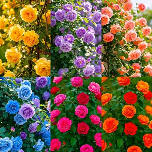 Más de 120 semillas de rosas de colores para plantar, semillas de plantas tradicionales no transgénicas, atraen abejas y mariposas