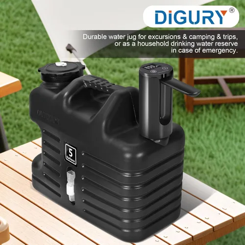 Miniatura 2 de Jarra de Agua de 5 Galones con Dispensador de Agua Eléctrico 2000mAh Bomba de Agua Recargable Automática Tipo-C Libre de BPA Contenedor de Agua