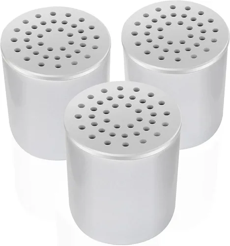 Paquete de 3 cartuchos de filtro de ducha de repuesto de 15 etapas, cartucho de filtro universal para cabezal de ducha para agua dura, elimina cloro