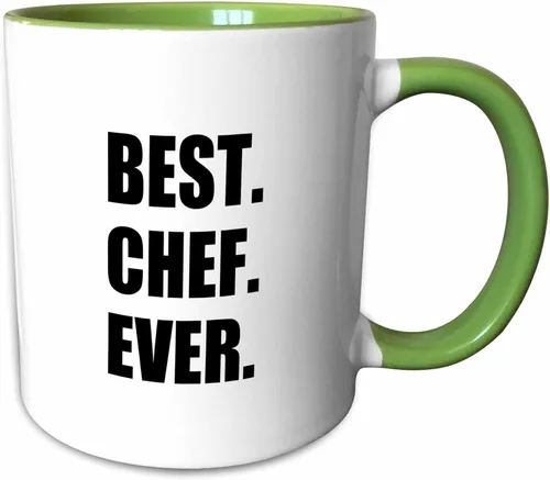 Miniatura 10 de 3dRose mug_179767_2 Best Chef Ever - Taza de cerámica con texto en inglés "Best Chef Ever" para fanáticos de la cocina y los más grandes del mundo