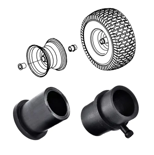 Miniatura 7 de HD Switch Paquete de 4 cojinetes de buje de rueda delantera que reemplazan a Cub Cadet LTX1040 LTX1042 LTX1045 LTX1046 LTX1050 LT1040 LT1042 LT1045