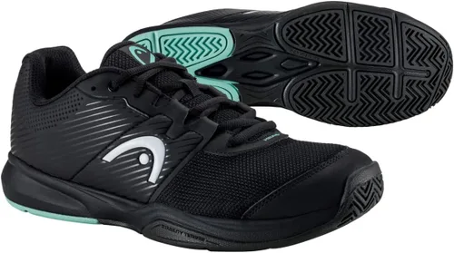Miniatura 3 de HEAD Mens Revolt Court Tennis Shoes Black and Teal