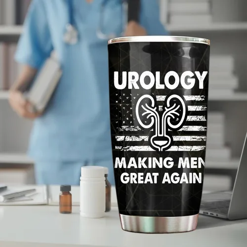 Miniatura 6 de Urology - Vaso de regalo para urólogo, tapa de popote de acero inoxidable de 20 onzas, regalo divertido para urólogo, regalo para el día nacional