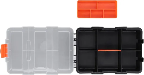 Miniatura 8 de Caja organizadora de piezas pequeñas con divisores extraíbles, contenedor de almacenamiento de PVC para herramientas de hardware, tornillos, pernos