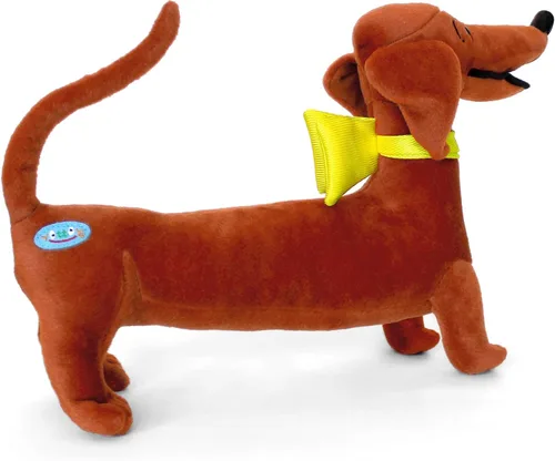 Miniatura 2 de YOTTOY Classics Collection H.A's Pretzel - Juguete de peluche suave y flexible para perro, 14 pulgadas