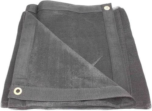 Miniatura 13 de Lona de malla negra 70% con ojales., Negro