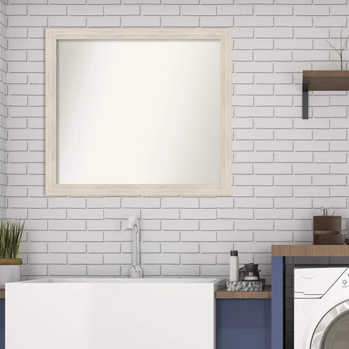 Miniatura 395 de Amanti Art Espejo personalizado, espejo estrecho de baño de oro blanco, espejo de pared o espejo de tocador de baño sobre el fregadero
