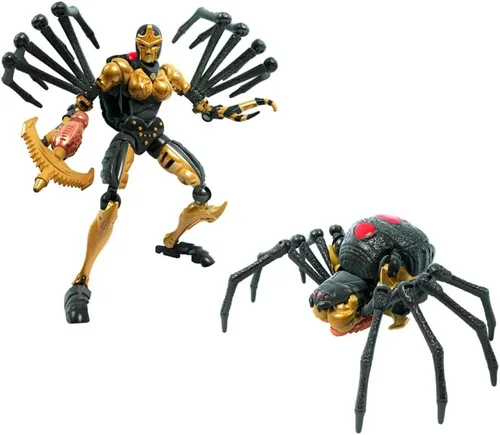 Miniatura 2 de Transformers Toys Generations War for Cybertron: Kingdom Deluxe WFC-K5 Blackarachnia Figura de acción – Niños a partir de 8 años, 5.5 pulgadas