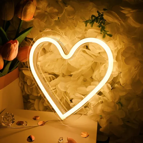 Miniatura 16 de Britrio - Letrero de luz de neón LED para colgar en la pared de dormitorio, sala de estar, habitación de los niños, decoración del hogar, luz Rosado