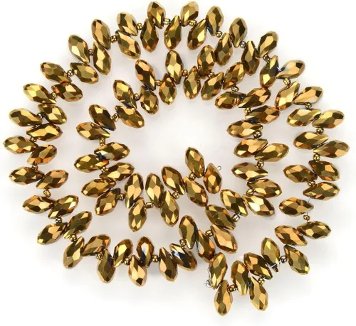 Miniatura 20 de 200pcs Checa 0.472 in Lágrima facetada Briolette Cristal Perlas Sueltas Colgante Separador de Gota a Granel Amatista Púrpura para DIY Joyería