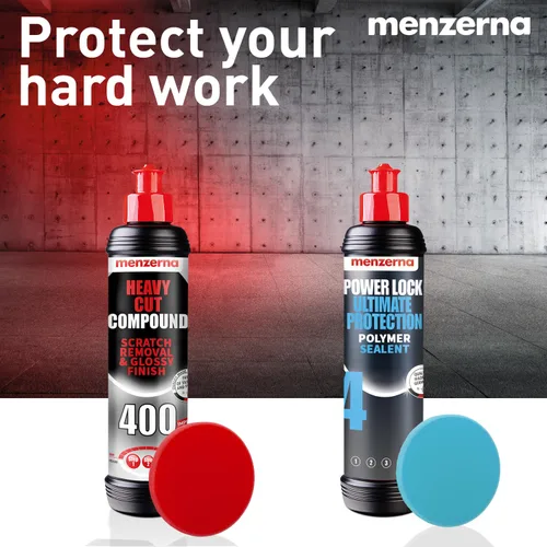 Miniatura 8 de Menzerna Kit para Eliminar Arañazos y Marcas I Juego de Pulido para Coche con Menzerna Corte Pesado 400 y Almohadilla de Pulido de 3,5 Pulgadas I