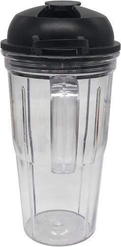 Miniatura 6 de Frasco personal de repuesto para exprimidor de 24 onzas con tapa para llevar, compatible con Nutribullet Ultra Plus+ Sistema de cocina compacto