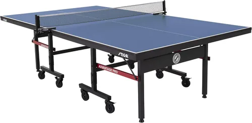 STIGA Advantage Series Indoor Ping Pong Table, Foldable Table Tennis Table - 12, 15, 18, and 25mm Tabletops - Quickplay 10 Minute Assembly -
