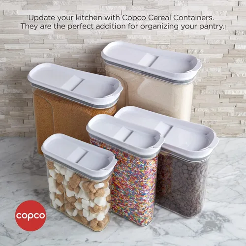 Miniatura 6 de Copco Contenedor de almacenamiento de cereales, 4.75 cuartos de galón, transparente
