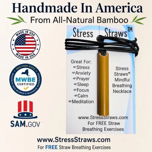 Miniatura 2 de Paquete de 40 collares de respiración consciente de Stress Straws versión al por mayor