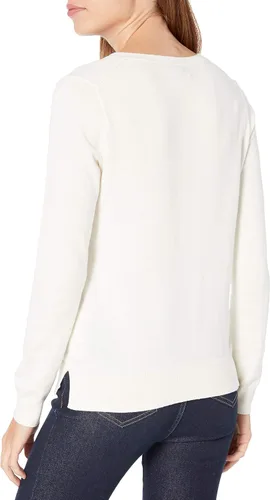 Miniatura 4 de Nautica Efortless J-Class - Suéter de manga larga con cuello en V para mujer 100 algodón