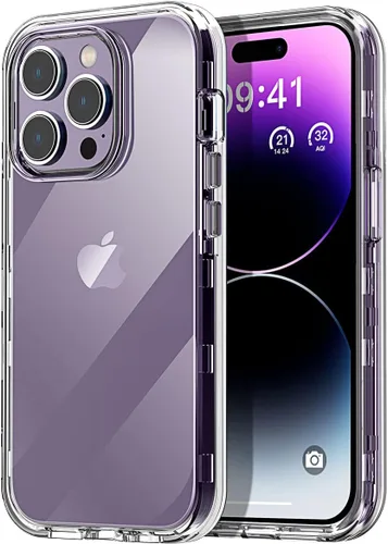 Miniatura 11 de AICase Funda para iPhone 13 Pro Max/12 Pro Max con protector de vidrio, protección contra caídas de alta resistencia, cuerpo completo, a prueba