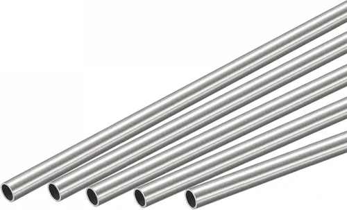 Miniatura 8 de uxcell Tubo redondo de acero inoxidable 304 0.039 in OD 0.012 in espesor de pared 11.811 in longitud 5 piezas