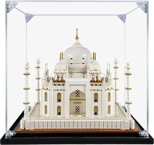 Miniatura 3 de Vitrina acrílica compatible con LEGO Taj Mahal #21056, vitrina a prueba de polvo (solo funda) (juegos de Lego no incluidos)