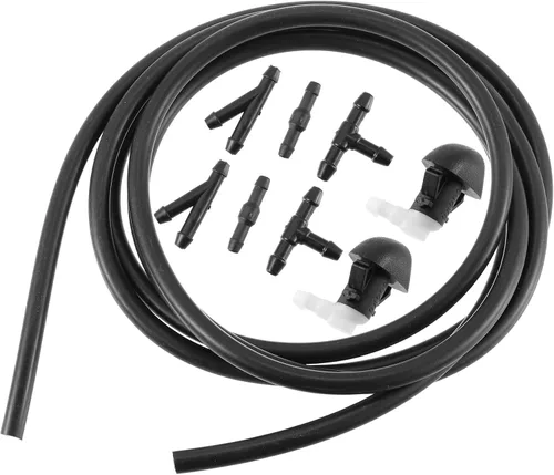 ACROPIX Boquilla de limpiaparabrisas delantero para Honda Pilot, paquete de 9, color negro