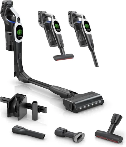 Miniatura 20 de Bosch Unlimited 10 - Aspiradora inalámbrica con 2 baterías incluidas, hasta 140 minutos en total, tubo flexible, cargador rápido, pelo de mascotas