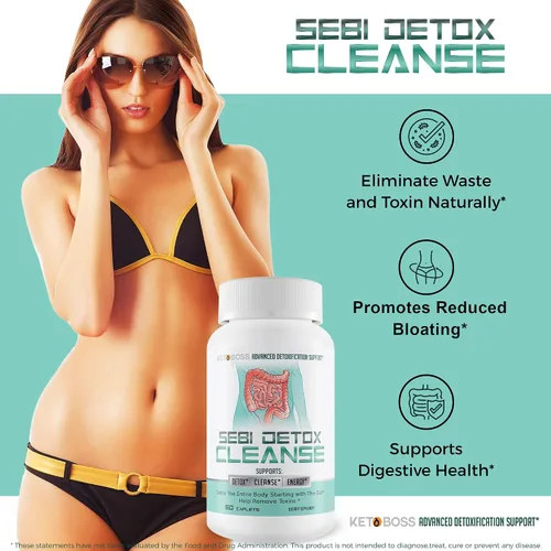 Miniatura 6 de Sebi Detox Cleanse - Apoyo avanzado de desintoxicación - Desintoxicación de todo el cuerpo comenzando con el intestino - Ayuda a eliminar toxinas