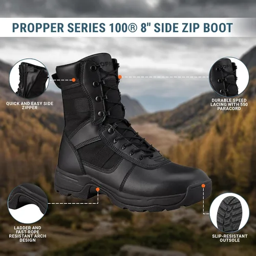 Miniatura 5 de Propper Botas para hombre Series 100 8" con cremallera lateral