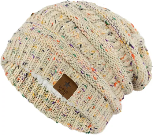 Durio Gorro tejido tipo beanie, con forro polar grueso en el interior, unisex, para hombres y mujeres, cálidos, para esquí