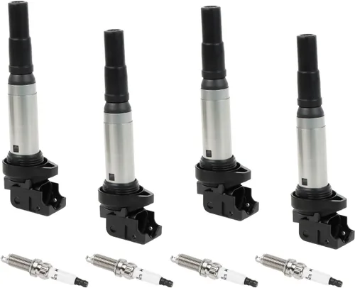 Miniatura 13 de Paquete de 5 bobinas de encendido UF575 y bujías de iridio compatibles con Audi A3 2004-2013, A4 2005-2016 y Volkswagen Jetta 2005-2015, Tiguan