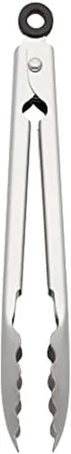 Miniatura 11 de KitchenAid Pinzas de acero inoxidable con punta de silicona, 12 pulgadas, Aqua Sky aguamarina (Aqua Sky)