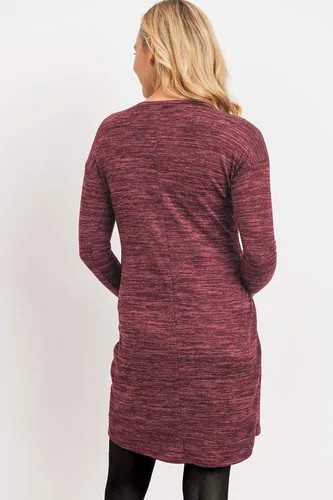 Miniatura 5 de HELLO MIZ Vestido túnica de maternidad de enfermería de punto de manga larga para mujer