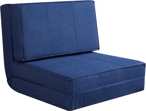 Miniatura 7 de Urban Lifestyle Ultra Suede - Silla abatible convertible, 28.5 pulgadas de largo x 29.53 pulgadas de ancho x 23.0 pulgadas de alto, marrón
