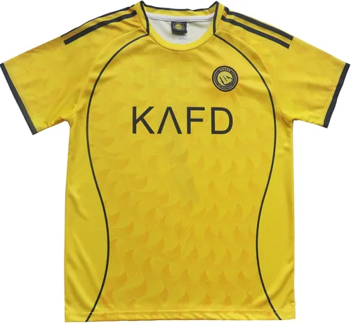 Miniatura 4 de LeenBD NASSR Riyadh Al #7 2025/2026 - Juego de calcetines de fútbol para niños, camisetas de fútbol para el hogar, tallas juveniles