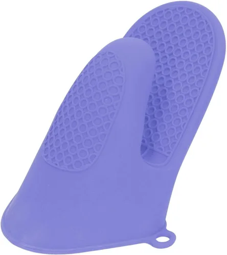 Miniatura 9 de Cyrank 2 pares de mini guantes de horno, guantes de silicona para horno de cocina, resistentes al calor y al deslizamiento, manoplas de horno