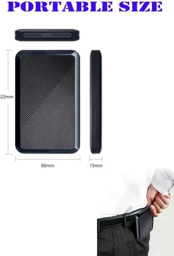 Miniatura 5 de Caja de disco duro externo de 2.5" USB 3.0 a SATA III para SSD de 0.276 in 0.374 in y HDD 5Gbps Estuche de disco duro externo con UASP compatible