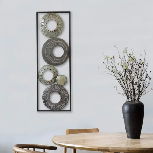 Miniatura 8 de All American Collection - Decoración de pared chic y moderna de aluminio y metal con marco