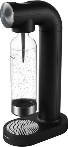 AWA Máquina de carbonatador de agua: máquina para hacer agua con gas y máquina para hacer refrescos, con botella de 1 litro sin BPA, diseño europeo