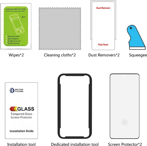 Miniatura 6 de AACL Protector de pantalla para Samsung Galaxy Note 10 Plus, 6.8 pulgadas, vidrio templado curvado, compatible con escáner ultrasónico de huellas