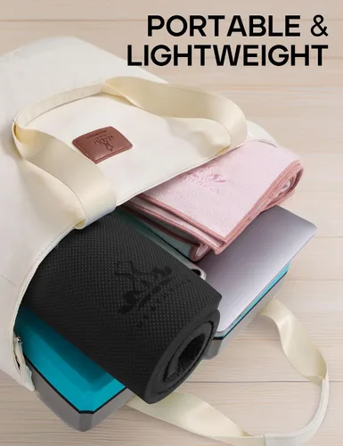Miniatura 5 de Almohadillas cojín para rodillas de yoga antideslizantes de Heathyoga, esterilla para rodillas para trabajo de jardinería y patio, cojín almohadilla