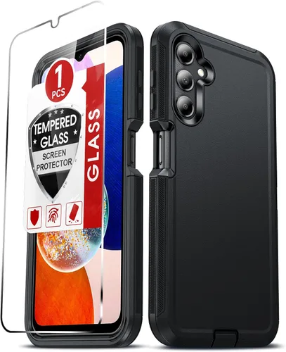 Miniatura 50 de LeYi Funda compatible con Samsumg Galaxy A05 4G: Galaxy A05 4G con resistente a los golpes, 3 en 1 de cuerpo completo, protección resistente