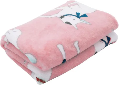 Miniatura 8 de Manta mullida de franela de forro polar para mascotas, para sofá, 29.5 x 39.5 pulgadas, diseño de lindos animales, para cachorros y gatos pequeños