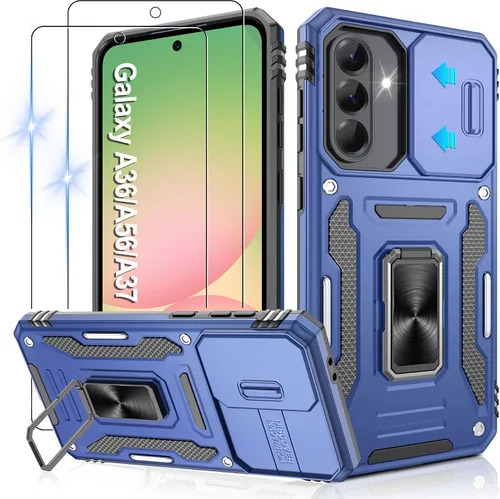 Miniatura 177 de Gritup para Samsung Galaxy S22 Funda con protectores de pantalla HD de 2 paquetes y cubierta deslizante para la cámara, protección contra caídas