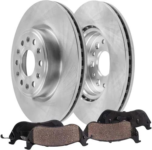 Miniatura 29 de Detroit Axle - Kit de freno trasero para Ford Explorer 2020-2025 2024-2025 Rotores de freno de disco Mustang Pastillas de freno de cerámica