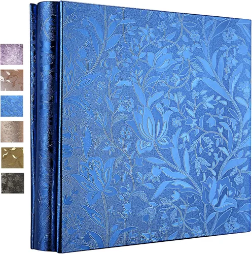 Vienrose - Álbum de fotos 4x6 con 600 bolsillos, libro grande de fotos con funda de cuero sintético PU para álbum de boda, bebé, graduación