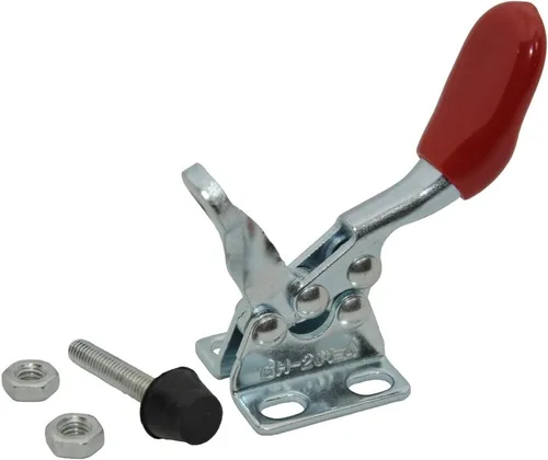 Miniatura 2 de 4PCS Palanca Abrazadera 201A Herramienta de Mano 60 lbs / 27kg Capacidad de Sostención Antideslizante Horizontal Herramienta de Liberación Rápida